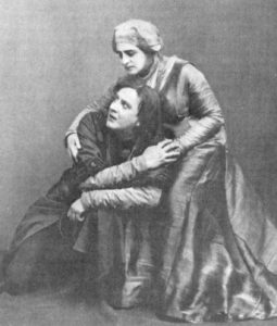 Kachalov and Knipper in Hamlet 1911