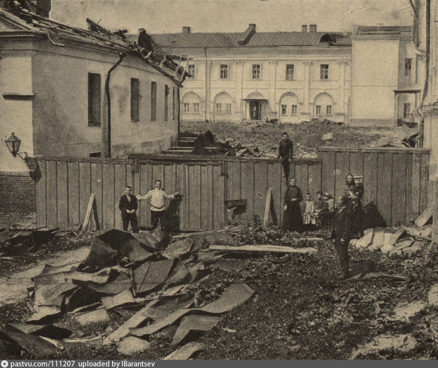 Последствия урагана 1904 г. в Москве. Виртуальная экскурсия