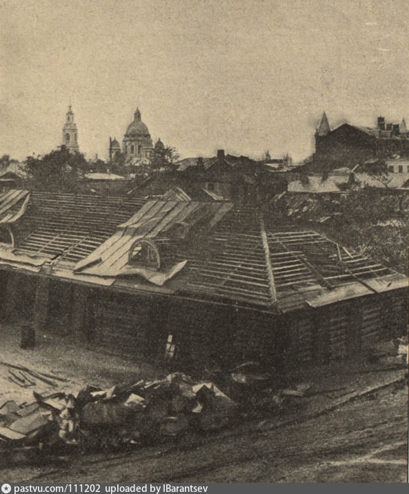 1904 г, последствия урагана в Москве, виртуальная экскурсия